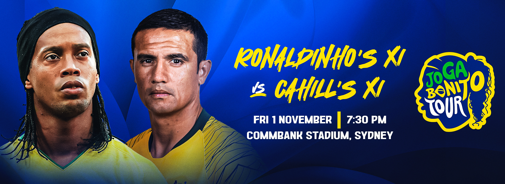 Ronaldinho's XI vs. Cahill's XI at CommBank Stadium